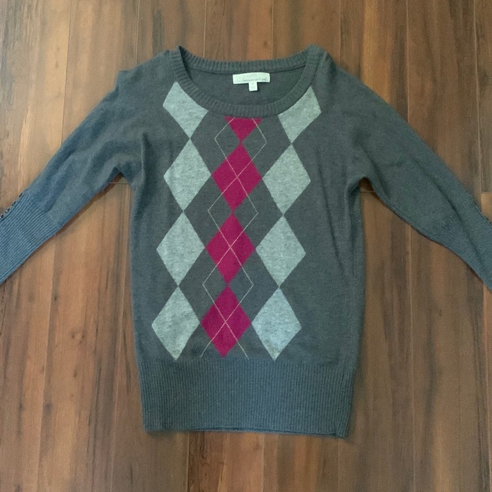 Argyle sweater